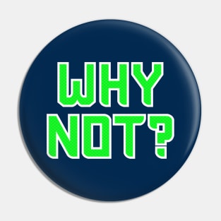 Why Not Seattle - Navy 2 Pin