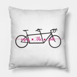 Enjoy the ride - road bike Pillow