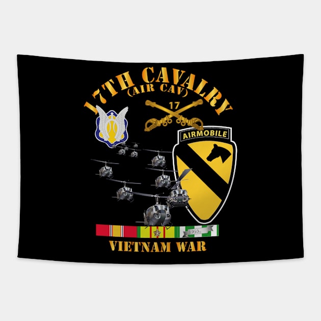 17th Cavalry (Air CAv) - 1st  Cav Division w SVC Tapestry by twix123844