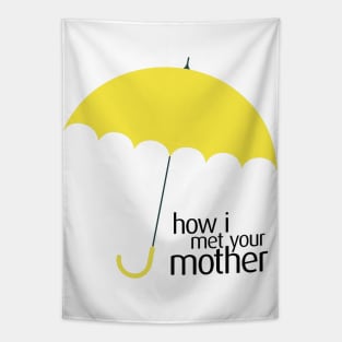 How I Met Your Mother Yellow Umbrella Logo Tapestry