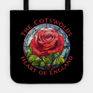 Cotswolds England UK Rose Floral Red Gardener's Tote