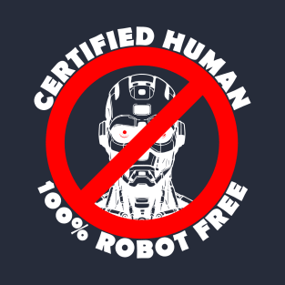 Certified Human (White) T-Shirt