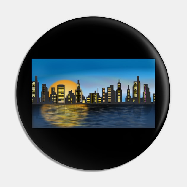 Cityscape at night Pin by Redbooster