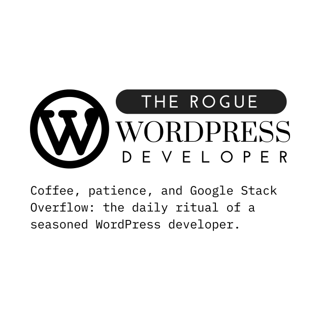 WordPress Web Developer Funny by TeeOff Design