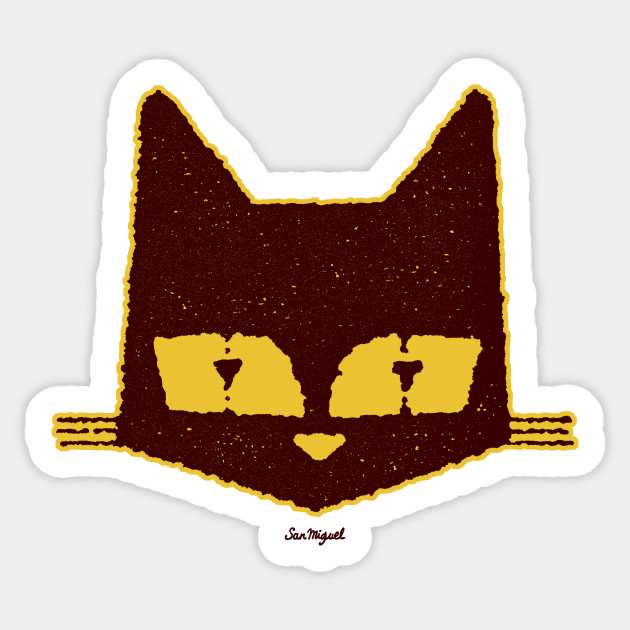 My Cat Is Awesome Yellow Edition Cat Lover Autocollant