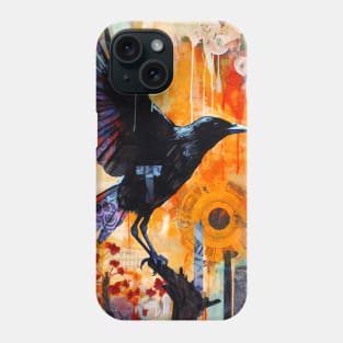 Summer Crow in the Sun Phone Case