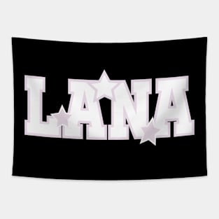 lana del rey - pink/black star design Tapestry