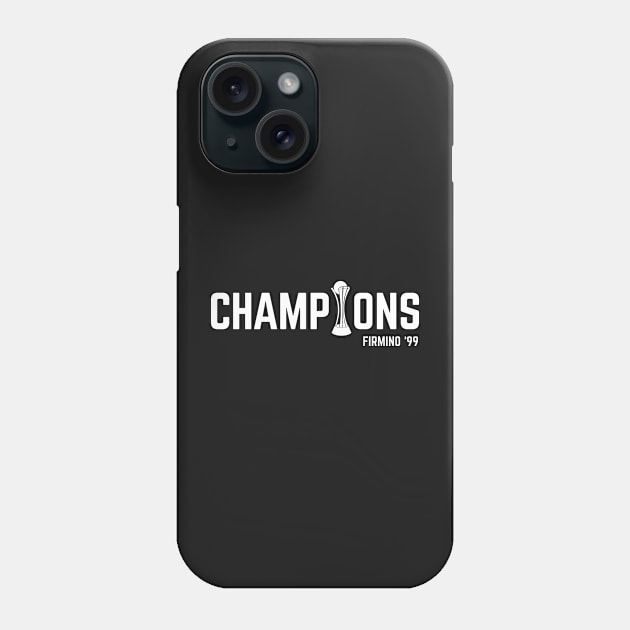 LFC WORLD CLUB CHAMPIONS WHITE FIRMINO 99 Phone Case by peterdy