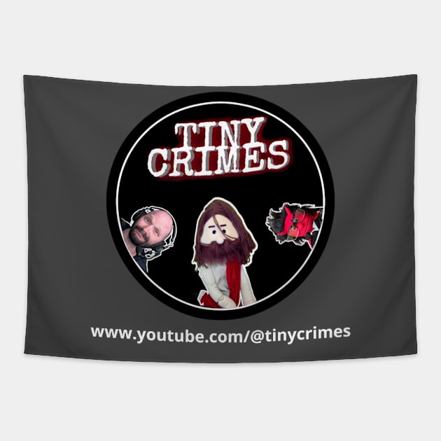 Tiny Crimes YouTube Logo Tapestry by Tiny Crimes