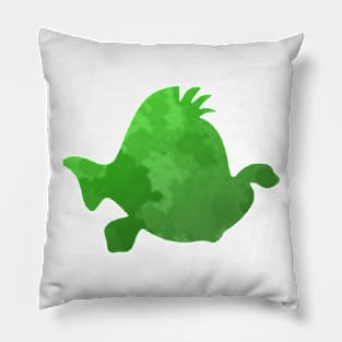Fish Inspired Silhouette Pillow