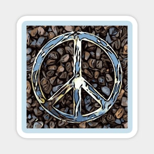 Peace Sign Magnet