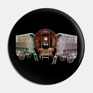 horse drawn wagon Pin