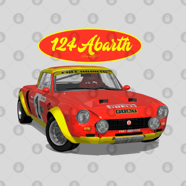 Abarth 124 2 by PjesusArt