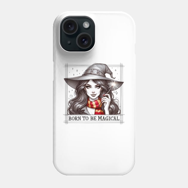 Born to be Magical - Witch Girl - Fantasy Phone Case by Fenay-Designs