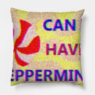 PEPPERMINT I NEED A DOCTOR RETRO VAPORWAVE JACK STAUBER BASED T-Shirt Pillow