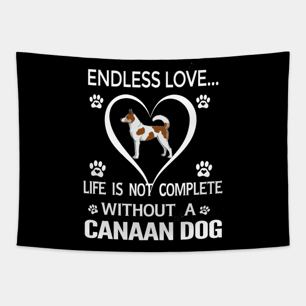 Canaan Dog Lovers Tapestry by bienvaem