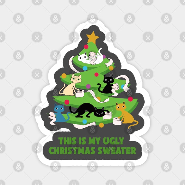 Ugly Christmas sweater Magnet by Brash Ideas