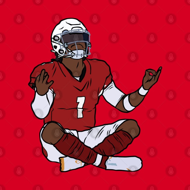 Kyler Murray Meditation Celebration by rattraptees