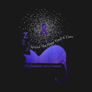 Alzheimer Awareness Spread The Hope Find A Cure Gift T-Shirt