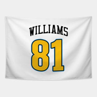 Williams - Chargers Tapestry