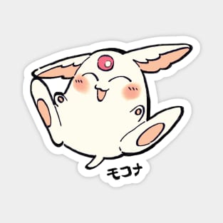 I draw white mokona modoki with japanese name / xxx holic Magnet