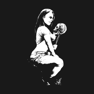 Woman and skull T-Shirt