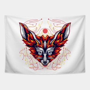 fox cartoon Tapestry