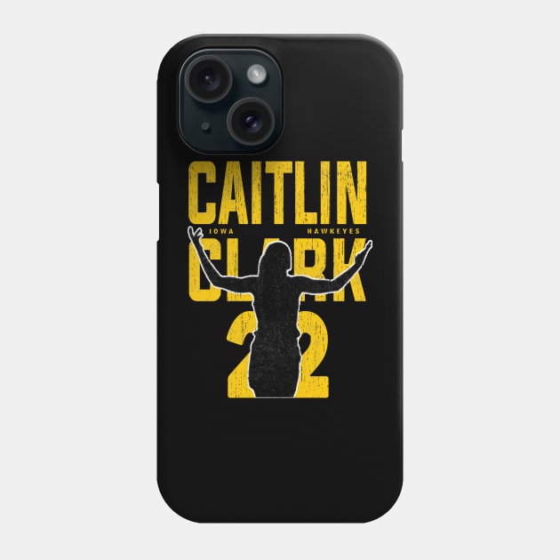 Caitlin Clark Vintage Phone Case by Instocrew