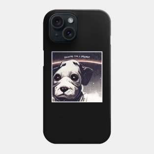 dog in space Phone Case