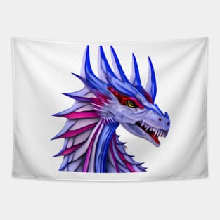 Crystal Ice Dragon Tapestry