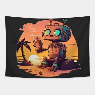 A robot asking existential crisis Tapestry