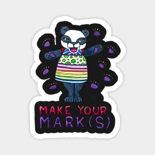 Make Your Mark(s) - Animals of Inspiration Panda Illustration Magnet