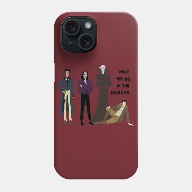 what we do in the shadows - original Phone Case by parkinart