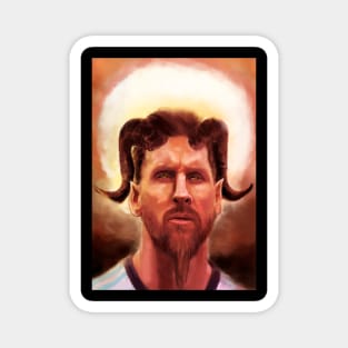 messi goat lord Magnet