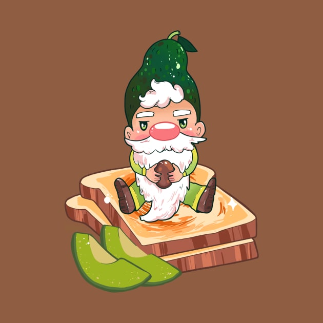 Avocado Gnome by paintdust