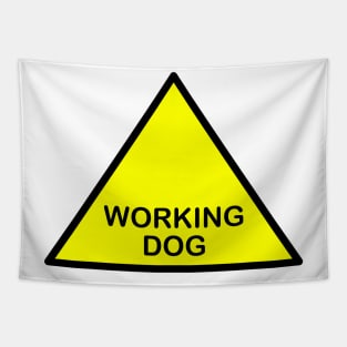 Working dog Tapestry