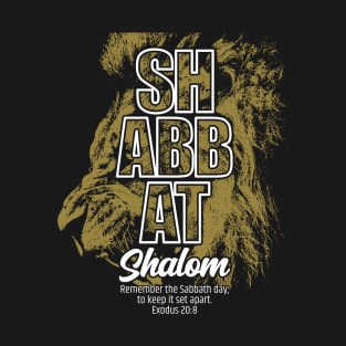 Shabbat Shalom Lion T-Shirt