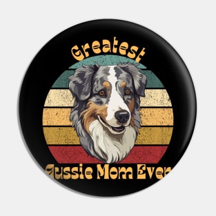 Greatest Aussie Mom Pin