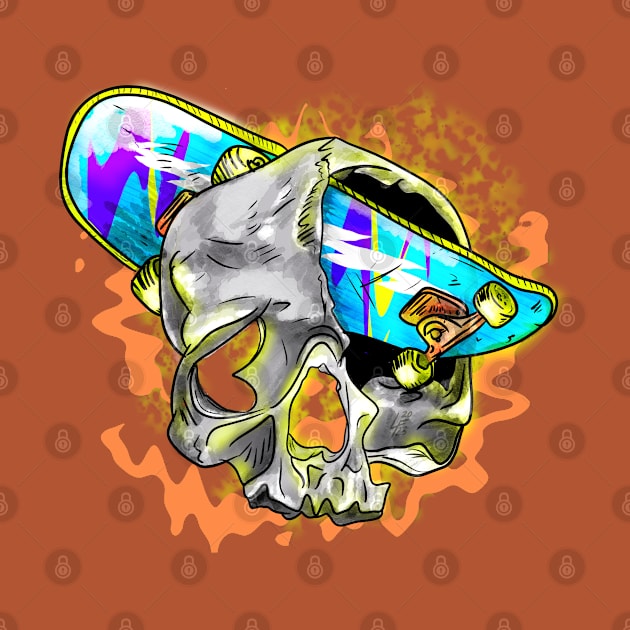 Rad Skull by Lhollowaydesign