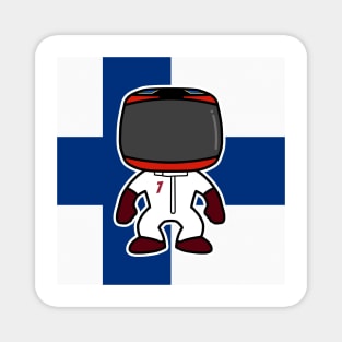 Kimi Custom Bobblehead - Flag Edition 2021 Season Magnet