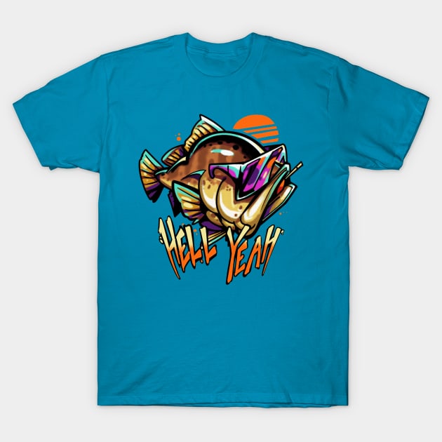 Hell Yeah Fish - Fish - T-Shirt