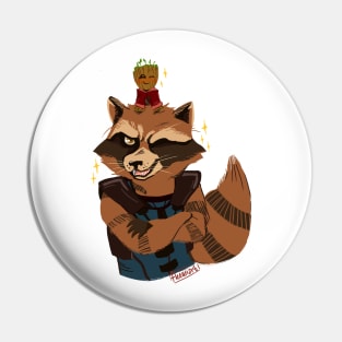 Rocket Raccoon Pin