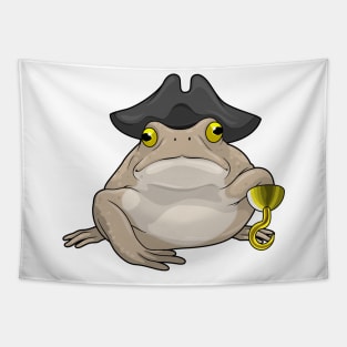 Frog Pirate Pirate hat Tapestry