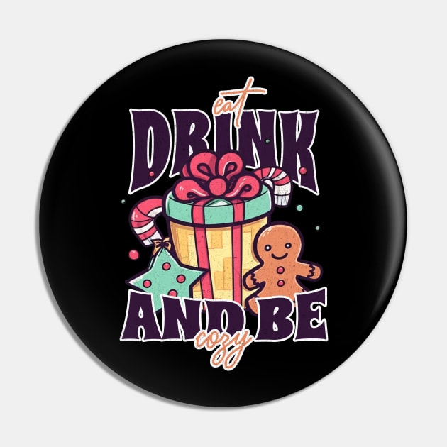 Eat Drink and Be Merry Pin by MZeeDesigns