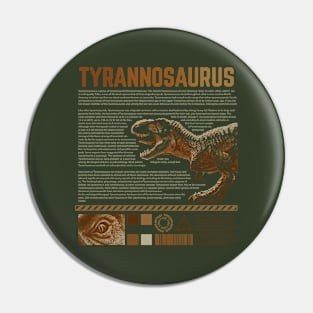 tyrannosaurus Pin