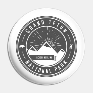 Grand Teton National Park Travel Series Pin