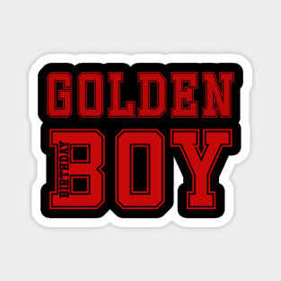 Birthday Goldenboy Magnet