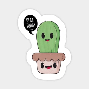 Cute Cactus Magnet