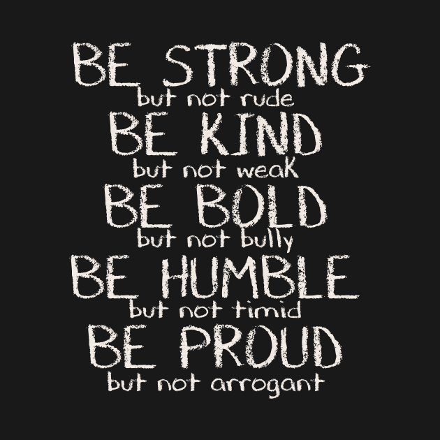 Be Strong Motivational Quote by NimbleMuse