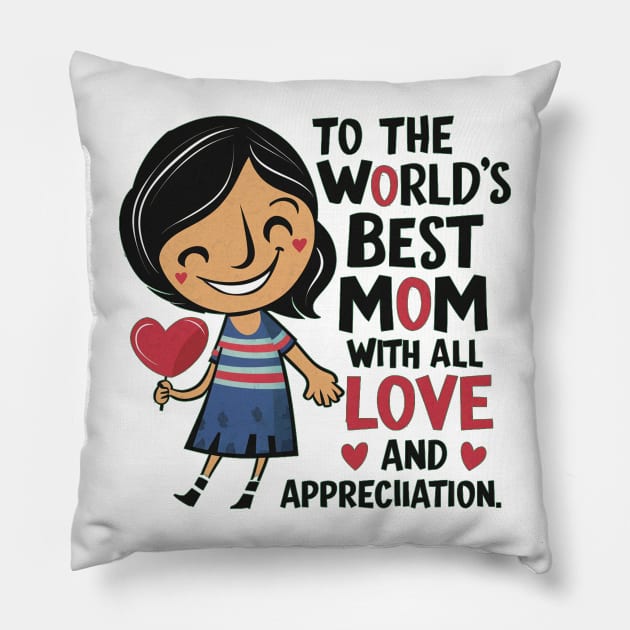 Happy Mother's Day Pillow by alby store